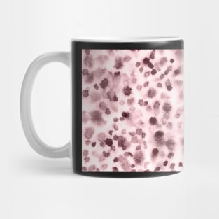 Background with pink and gray dots Mug